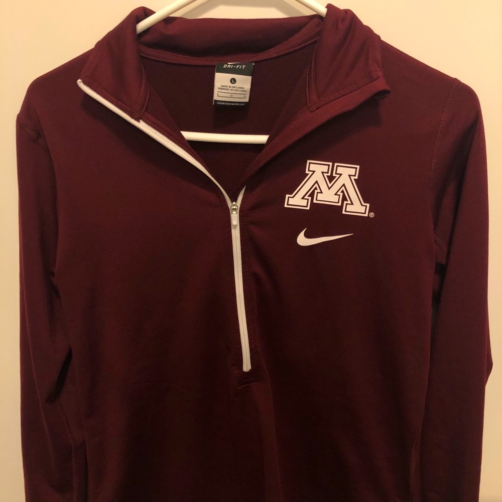 Dri-Fit Nike University of Minnesota 1/4 Zip